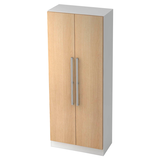 Artikelbild 1 für HAMMERBACHER Aktenschrank 7100 NU, V7100/W/E/NU weiß, eiche 4 Fachböden 80,0 x 42,0 x 200,4 cm, Artikelnummer 859532