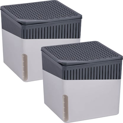 Artikelbild für WENKO Cube Raumentfeuchter grau, 2x 500,0 g, Artikelnummer 816791