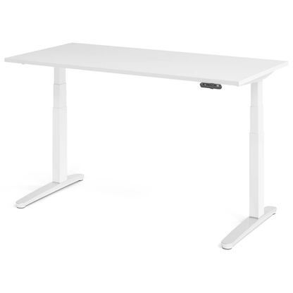 Artikelbild 20 für HAMMERBACHER XBHM16 elektrisch höhenverstellbarer Schreibtisch weiß rechteckig, C-Fuß-Gestell weiß 160,0 x 80,0 cm, Artikelnummer 344477