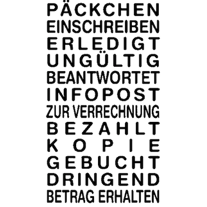 Artikelbild 2 für trodat Textstempel printy 4822 selbstfärbend schwarz ohne Logo, 1 St., Artikelnummer 499483