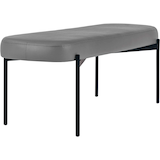 Artikelbild 1 für meet powered by PAPERFLOW Sitzbank GAIA L GBOLC.01.14 grau Kunstleder 118,0 cm, Artikelnummer 852113