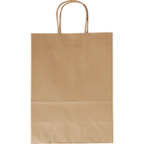 Artikelbild 1 für 20 folia Papier-Tragetaschen L braun 24,0 x 31,0 cm, Artikelnummer 596054