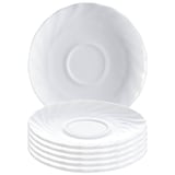 Artikelbild 1 für 6 ARCOROC Untertassen Trianon White weiß 14,5 cm, Artikelnummer 977417