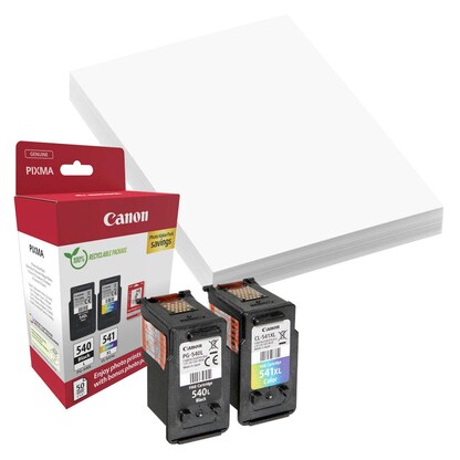 Artikelbild 18 für Canon PG-540L + CL-541XL schwarz, color Druckköpfe + Fotopapier, 2er-Set, Artikelnummer 207489