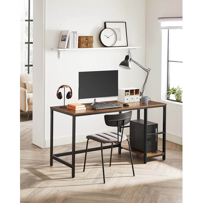 Artikelbild 5 für VASAGLE Schreibtisch braun rechteckig, 4-Fuß-Gestell schwarz 140,0 x 60,0 cm, Artikelnummer 289706