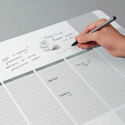 Artikelbild 3 für SIGEL Schreibtischunterlage DESIGN khaki/weiß Papier 59,5 x 41,0 cm, 30 Blatt, Artikelnummer 405239