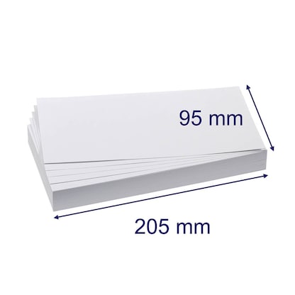 Artikelbild 2 für FRANKEN Moderationskarten weiß 9,5 x 20,5 cm, 500 Blatt, Artikelnummer 538189