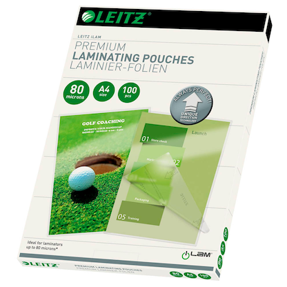Artikelbild 5 für 100 LEITZ UDT Laminierfolien glänzend für A4 80 micron, Artikelnummer 472464
