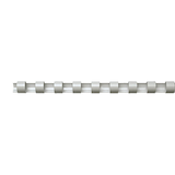 Artikelbild 1 für 100 Fellowes Kunststoffbinderücken weiß für 55 Blatt, Artikelnummer 829739