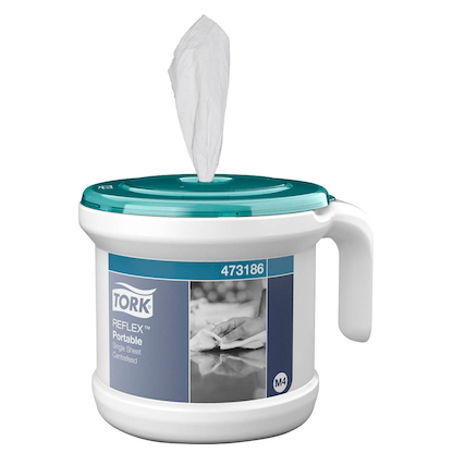 Artikelbild 20 für TORK Putztuchspender Performance Reflex™ M4 473186 türkis Kunststoff, Artikelnummer 584957