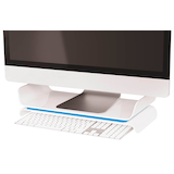 Artikelbild 1 für LEITZ Monitorständer Ergo WOW weiß, blau, Artikelnummer 280943