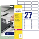 Artikelbild 1 für 540 AVERY Zweckform Sicherheitsetiketten L6114-20 weiß 63,5 x 29,6 mm, Artikelnummer 843223