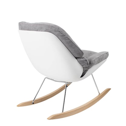 Artikelbild 3 für meet powered by PAPERFLOW Schaukelstuhl LAZY grau silber, buche Stoff, 1 St., Artikelnummer 638033