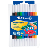 Artikelbild 1 für Pelikan Colorella Duo C407 Filzstifte farbsortiert, 10 St., Artikelnummer 907218