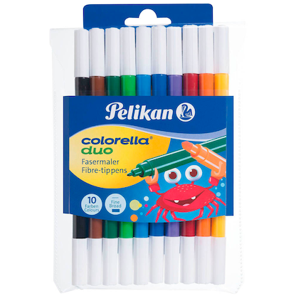 Artikelbild 7 für Pelikan Colorella Duo C407 Filzstifte farbsortiert, 10 St., Artikelnummer 907218