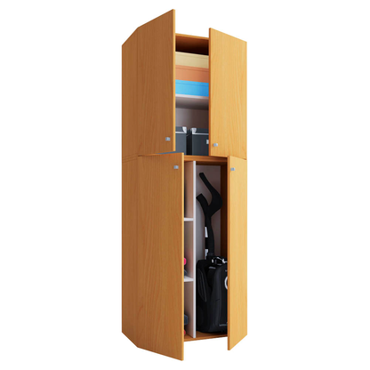 Artikelbild 6 für VCM my home Putzmittelschrank Lona, 913850 buche 4 Fachböden 70,2 x 39,0 x 183,0 cm, Artikelnummer 622617