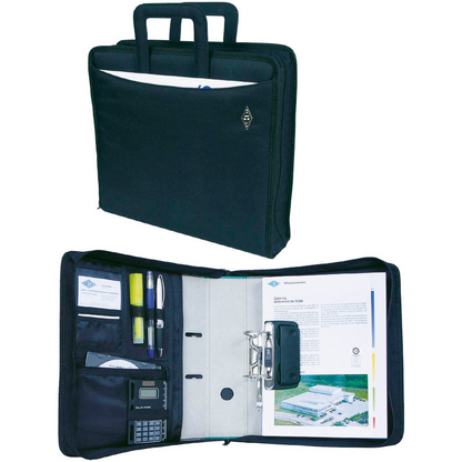 WEDO Konferenzmappe Kunstfaser DIN A4 schwarz office discount