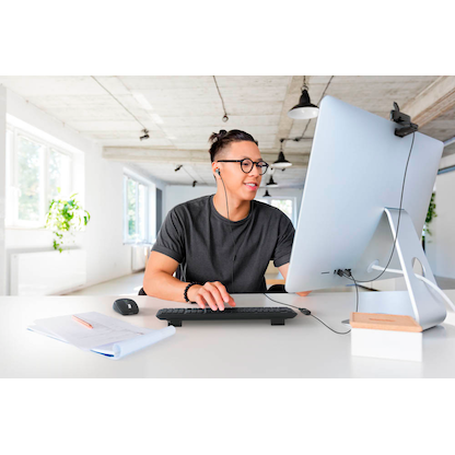 Artikelbild 2 für Logitech Zone Wired Earbuds USB-Headset schwarz, grau, Artikelnummer 561823