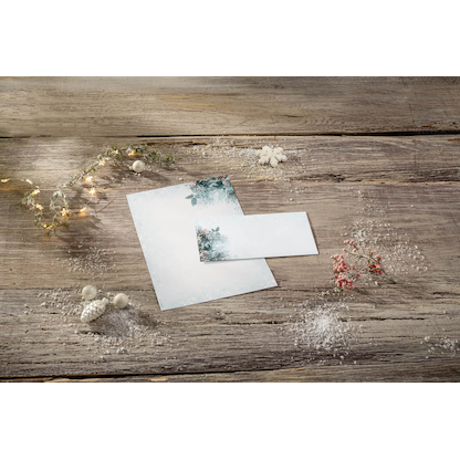 Artikelbild 3 für SIGEL Weihnachtsbriefpapier Eukalyptus magic Motiv DIN A4 90 g/qm 100 Blatt, Artikelnummer 912202