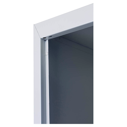 Artikelbild 4 für phoenix Spind Locker grau, rot PL1430GRK, 4 Schließfächer 30,0 x 50,0 x 183,0 cm, Artikelnummer 170736