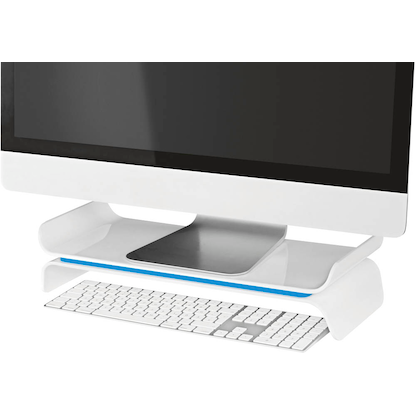 Artikelbild 5 für LEITZ Monitorständer Ergo WOW weiß, blau, Artikelnummer 280943