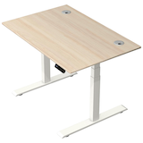 Artikelbild 1 für Kerkmann Move 2 Plus elektrisch höhenverstellbarer Schreibtisch ahorn rechteckig, T-Fuß-Gestell weiß 120,0 x 80,0 cm, Artikelnummer 519514
