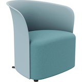 Artikelbild 1 für meet powered by PAPERFLOW Sessel CROWN blau schwarz Stoff, 1 St., Artikelnummer 300844