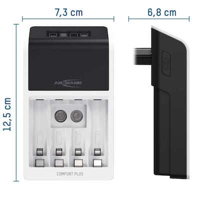 Artikelbild 11 für ANSMANN Comfort Plus Akku-Ladegerät inkl. Akkus, Artikelnummer 775971