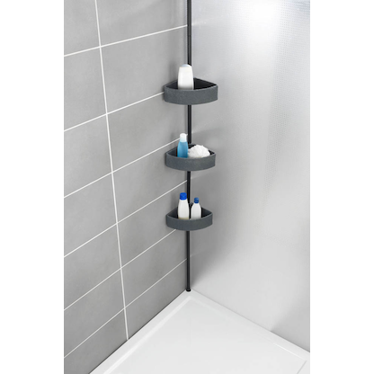 Artikelbild 18 für WENKO Teleskop-Duschregal Villata schwarz 28,0 x 20,5 x 78,0-275,0 cm, Artikelnummer 804231