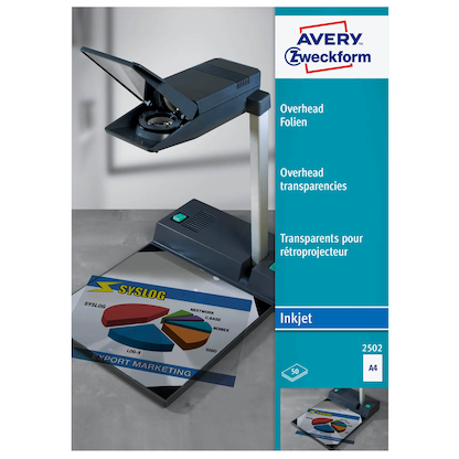 Artikelbild 4 für AVERY Zweckform InkJetfolien 2502 klar, 50 St., Artikelnummer 125450