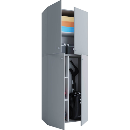 Artikelbild 19 für VCM my home Putzmittelschrank Lona, 913865 grau 3 Fachböden 70,2 x 39,0 x 183,0 cm, Artikelnummer 638007