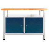 Artikelbild 1 für ADB Werkbank lichtgrau, anthrazitgrau 120,0 x 60,0 x 84,0 cm, Artikelnummer 204857