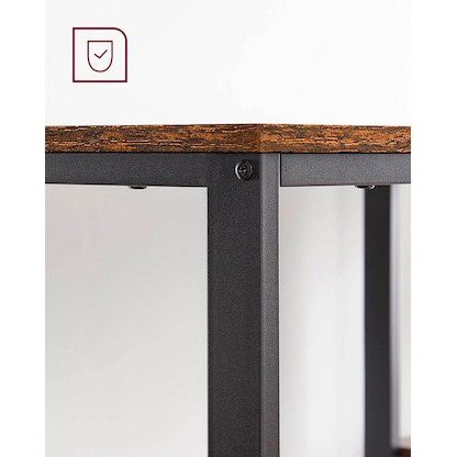 Artikelbild 8 für VASAGLE Schreibtisch braun rechteckig, 4-Fuß-Gestell schwarz 140,0 x 60,0 cm, Artikelnummer 289706