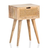 Artikelbild 1 für WOHNLING Nachttisch Massivholz braun 40,0 x 30,0 x 60,0 cm, Artikelnummer 314809