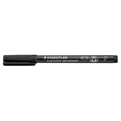 Artikelbild 3 für 10 STAEDTLER Lumocolor Folienstifte schwarz 0,6 mm permanent, Artikelnummer 147801
