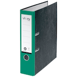 Artikelbild 1 für VON LEITZ Ordner grün mamoriert Karton 8,0 cm DIN A4, Artikelnummer 635549