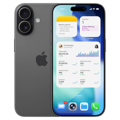 Artikelbild 2 für Apple iPhone 17 schwarz 256 GB, Artikelnummer 709609