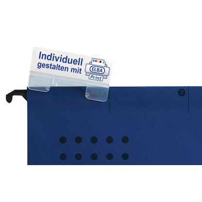 Artikelbild 22 für 25 ELBA Vollsichtreiter vertic transparent, Artikelnummer 443192