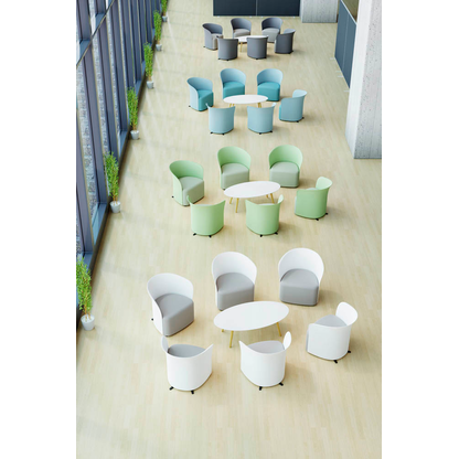 Artikelbild 3 für meet powered by PAPERFLOW Sessel CROWN grau schwarz Stoff, 1 St., Artikelnummer 300911