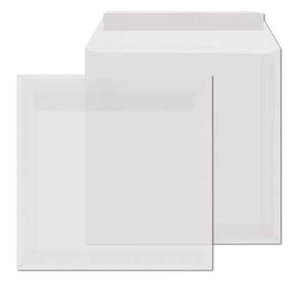 Artikelbild 2 für ÖKI Briefumschläge quadratisch ohne Fenster transparent haftklebend 50 St., Artikelnummer 972483