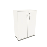 Artikelbild 1 für fm Aktenschrank Sidney, 4260429763528 weiß 2 Fachböden 80,0 x 44,2 x 113,3 cm, Artikelnummer 410487