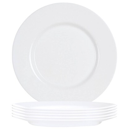 Artikelbild für 6 ARCOROC Teller Everyday White weiß 26,5 cm, Artikelnummer 977557