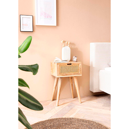 Artikelbild 3 für WOHNLING Nachttisch Massivholz braun 40,0 x 30,0 x 60,0 cm, Artikelnummer 314809