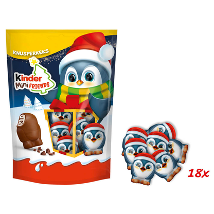 Artikelbild 10 für kinder Mini Friends Knusperkeks Schokolade 18 St./122,0 g, Artikelnummer 103188
