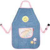 Artikelbild 1 für BRUNNEN Mädchen Kinder Malschürze Happy Hippie blau Einheitsgröße 1 St., Artikelnummer 689917