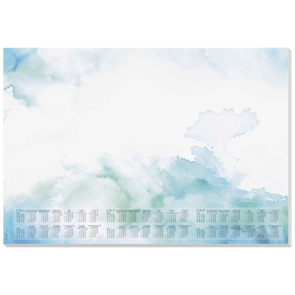 Artikelbild 4 für SIGEL Schreibtischunterlage DESIGN 206/2027/2028 blau/grün Papier 59,5 x 41,0 cm, 30 Blatt, Artikelnummer 585749