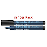 Artikelbild 1 für Schneider Maxx 133 Permanentmarker schwarz 1,0 - 4,0 mm, 10 St., Artikelnummer 779520