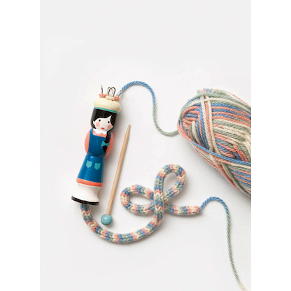 Artikelbild 4 für folia Bastelset Strickliesel mehrfarbig, Artikelnummer 198261