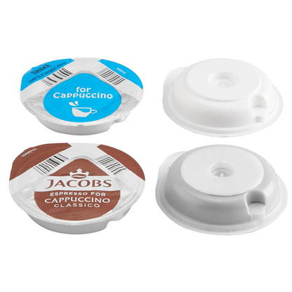Artikelbild 4 für TASSIMO JACOBS CAPPUCCINO CLASSICO Kaffeediscs, Arabica- und Robustabohnen 8 Portionen, Artikelnummer 857649