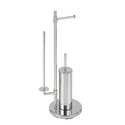 Artikelbild für WENKO WC-Garnitur Universalo Neo silber Metall, Artikelnummer 812133